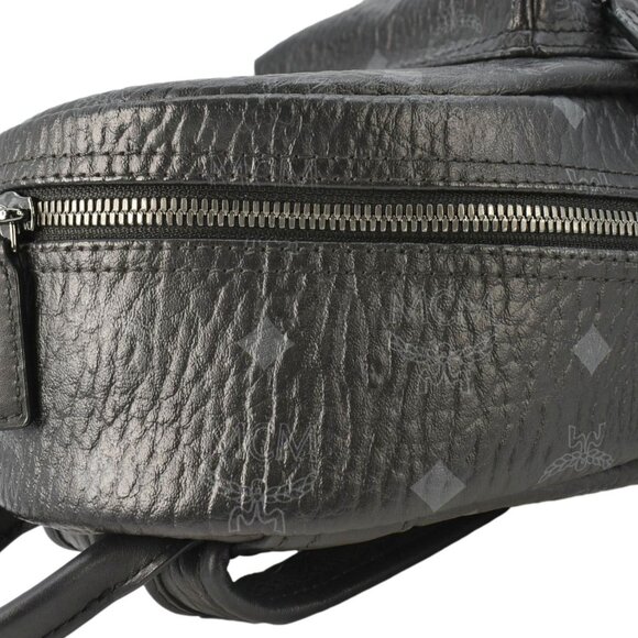 MCM  Stark Side Stud Visetos Canvas Backpack Bag Black main image 7